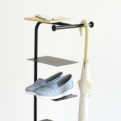 アイアンシューズラック7段(3足×7段21足用)