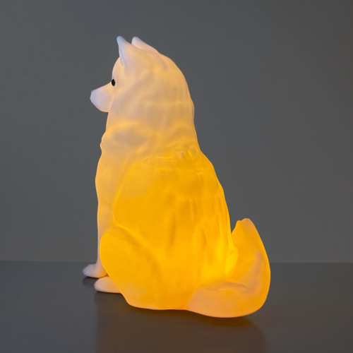 柴犬灯ろう　B型　キャンドル型LED付 柴犬灯ろう B型 キャンドル型LED付 柴犬 光るインテリアオブジェ 明滅