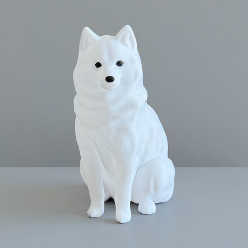 柴犬 光るインテリアオブジェ 明滅式LEDキャンドルライト 電池式 軽量