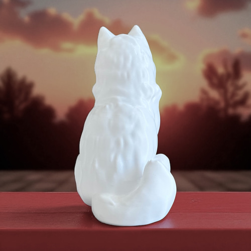 柴犬 光るインテリアオブジェ 明滅式LEDキャンドルライト 電池式 軽量