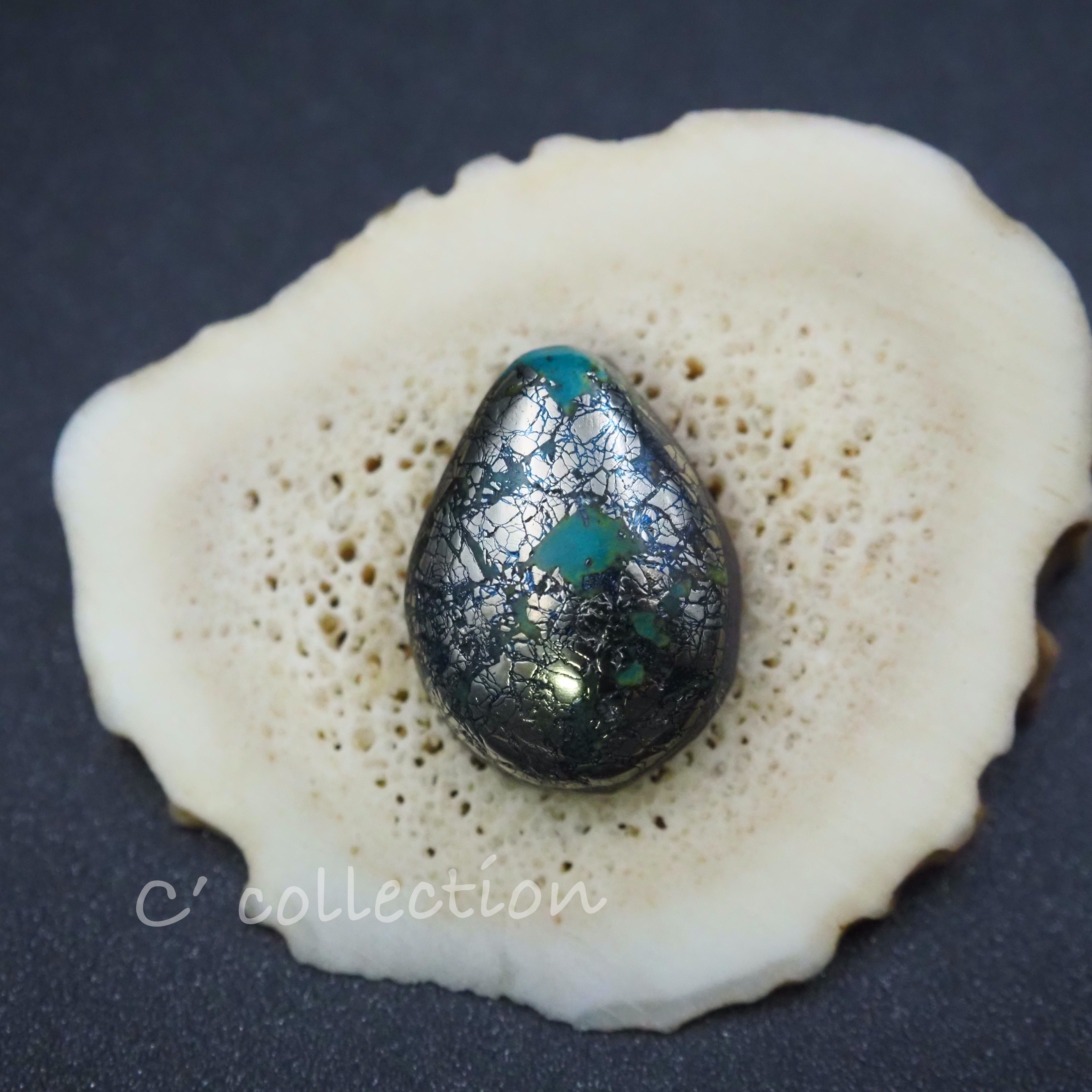 7,7ct Nacozari Turquoise　ナコザリターコイズ　NA-20 ルース　天然石　ハンドメイド材料