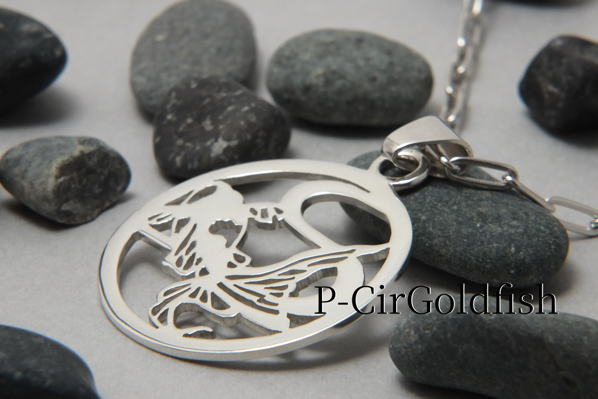 P-CirGoldfish - 流水金魚のペンダント