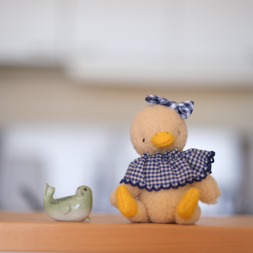 あひるのぬいぐるみ ブルーリボンちゃん テディベア あひる ぬいぐるみ