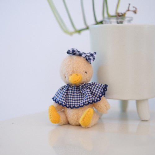あひるのぬいぐるみ ブルーリボンちゃん テディベア あひる ぬいぐるみ