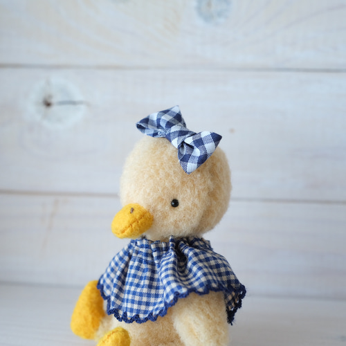 あひるのぬいぐるみ ブルーリボンちゃん テディベア あひる ぬいぐるみ