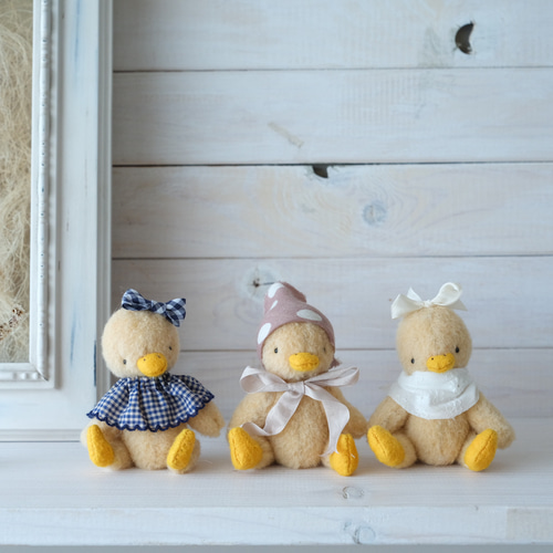 あひるのぬいぐるみ ブルーリボンちゃん テディベア あひる ぬいぐるみ