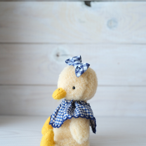 あひるのぬいぐるみ ブルーリボンちゃん テディベア あひる ぬいぐるみ