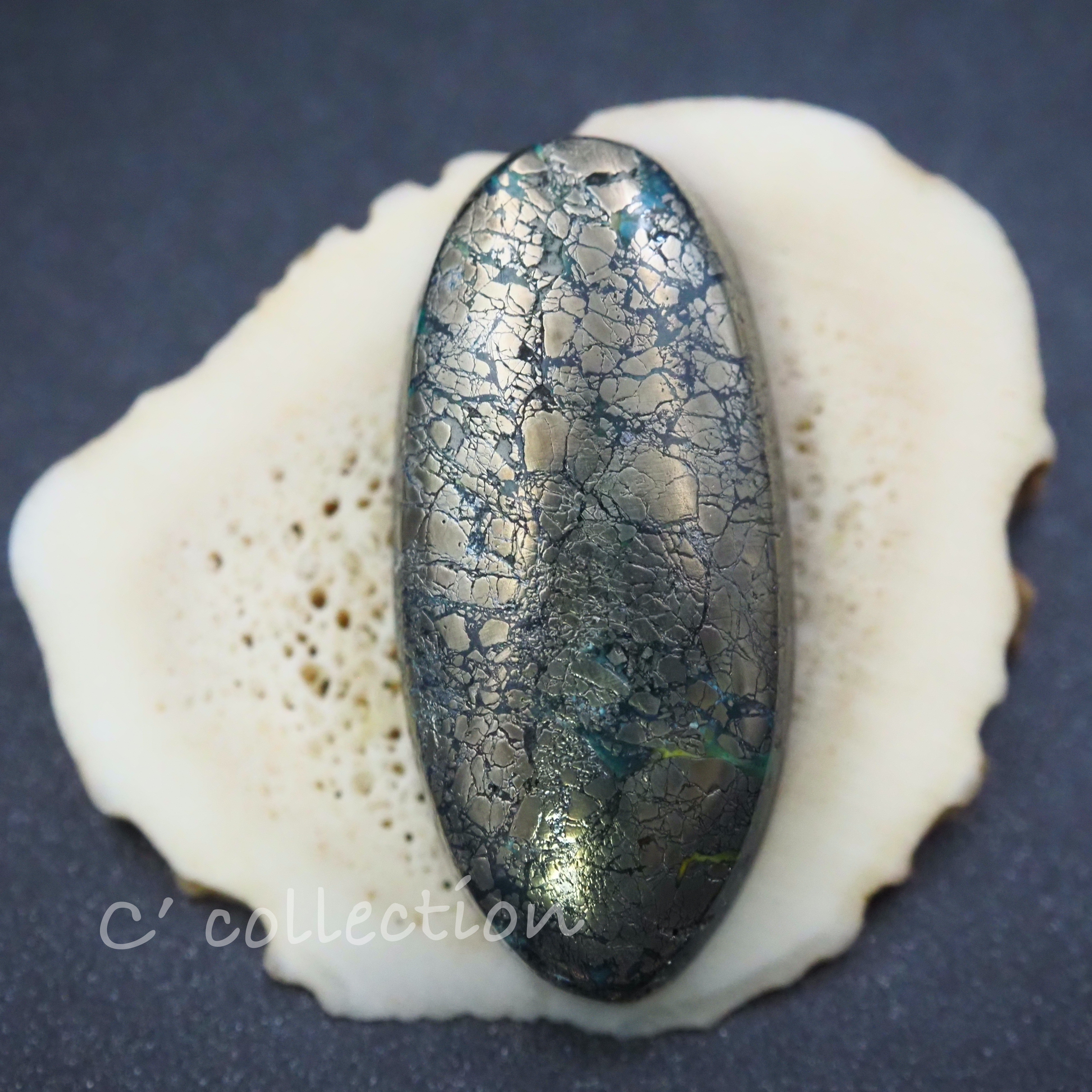 32,9ct Nacozari Turquoise　ナコザリターコイズ　NA-02 ルース　天然石　ハンドメイド材料