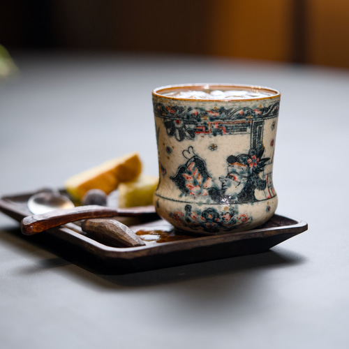 詩瓷集 景徳鎮手描き青花磁器｜中国唐風・伝統影絵人物模様