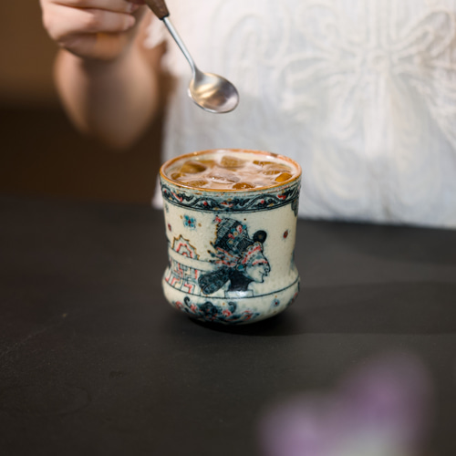 詩瓷集 景徳鎮手描き青花磁器｜中国唐風・伝統影絵人物模様