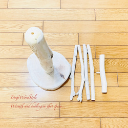 流木の止まり木  取り外しができる止まり木スタンド Mサイズ インコ オウム 鳥 バードスタンド パーチ N4 10枚目の画像