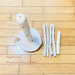 流木の止まり木  取り外しができる止まり木スタンド Mサイズ インコ オウム 鳥 バードスタンド パーチ N5 10枚目の画像