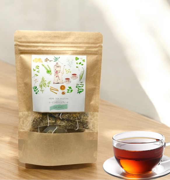 SALE!!   ウーマンバランスブレンド　オーガニックハーブティー 1枚目の画像