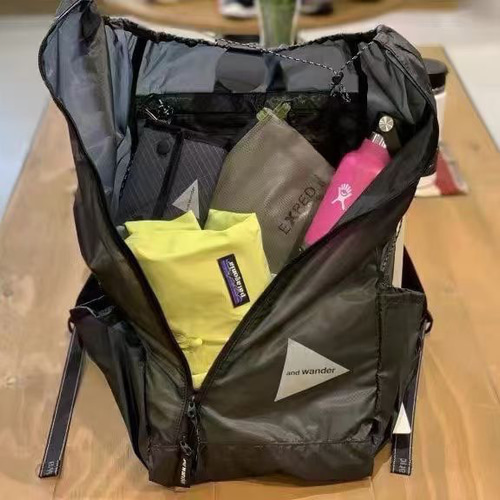新品 未使用 アンドワンダー シル デイパック チャコール コーデュラ 新品 未使用 アンドワンダー シル デイパック チャコール
