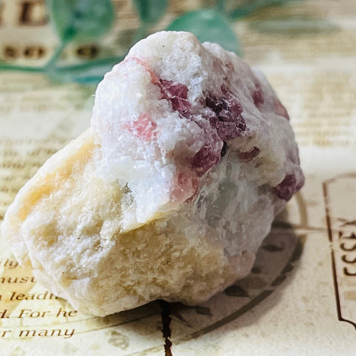 恋愛御守り❤︎ ピンクトルマリン ルベライト 原石 ラフストーン