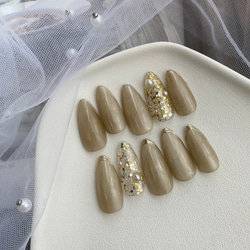 サイズオーダー品】No.104 ネイルチップ（つけ爪） Hazuki 通販