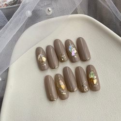 ネイルチップオーダー　nns様 ʚ✞ɞ˚˙ 自分の爪用∗*ﾟ ✼ ••┈┈••🎀••┈┈•• ✼ #chronoir