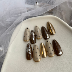 サイズオーダー品】No.104 ネイルチップ（つけ爪） Hazuki 通販