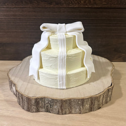 まつこ イチゴのクレイケーキ　2段飾り付き Φ15cm Φ20cm イチゴのクレイケーキ 2段飾り付き バースデー 誕生日