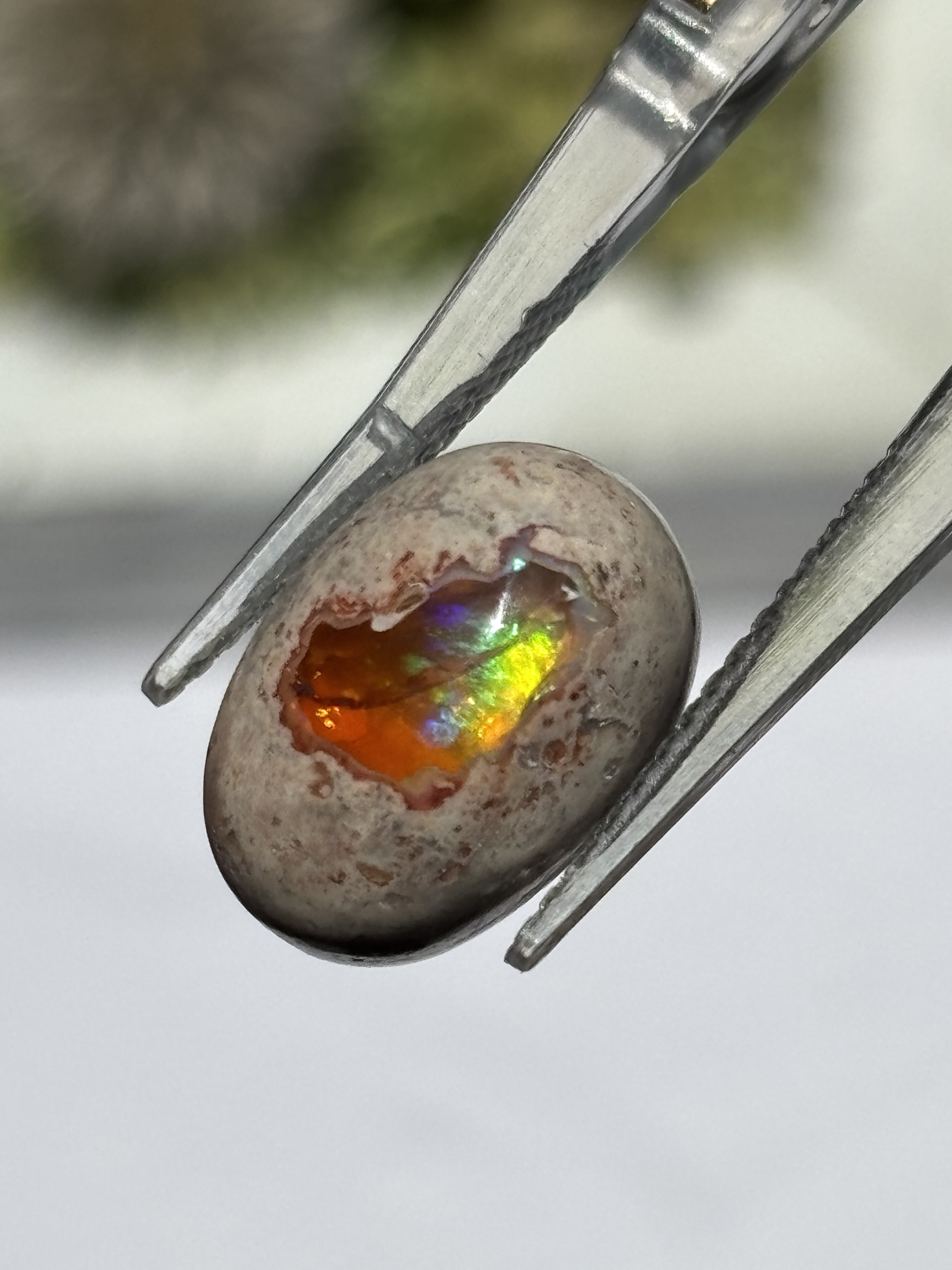 ハイドーム✨ カンテラオパール 母岩付きオパール ルース 45 天然石 天然色