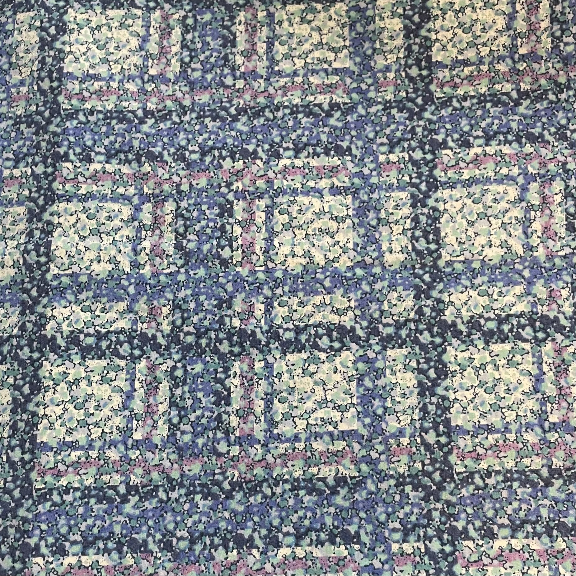 リバティ生地＊カシュクール風ワンピース（コバイン）