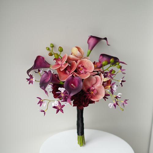 アーティフィシャルフラワーブーケ ウェディングブーケ クラッチ