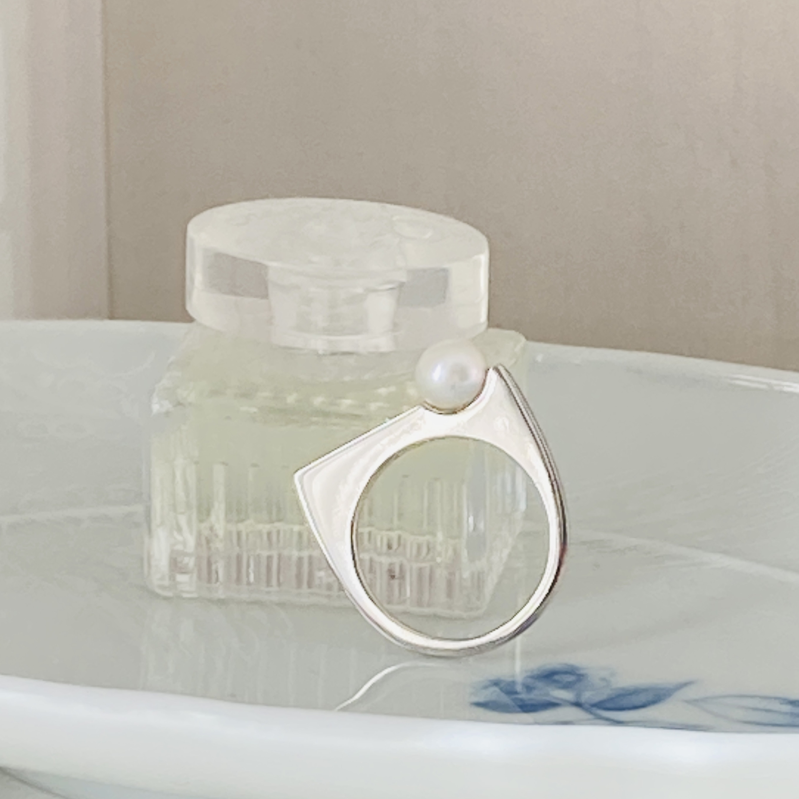 パールのシルバーリング　１１号【送料無料】