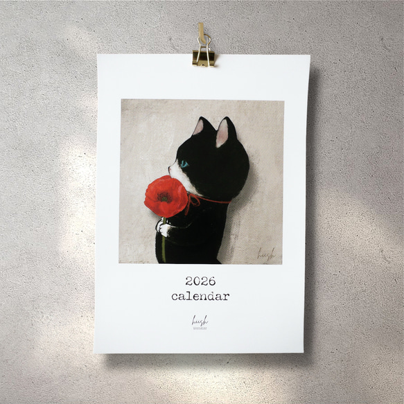 ★再販★2026年壁掛けカレンダー(A5サイズ) 3枚目の画像