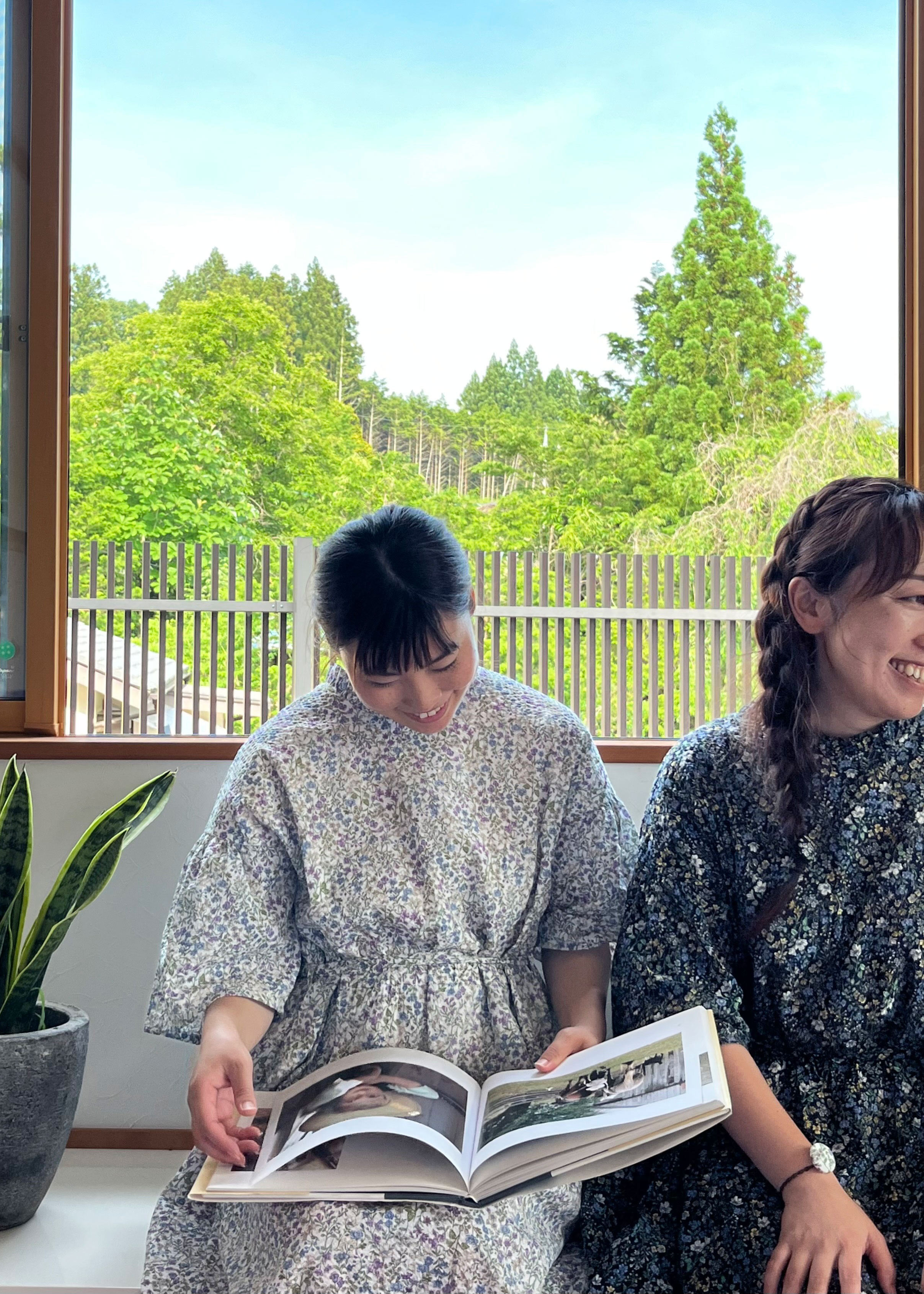 【受注制作】アンティーク・エマ・ドレス◇サマーブルーム（ネイビー／ホワイト）