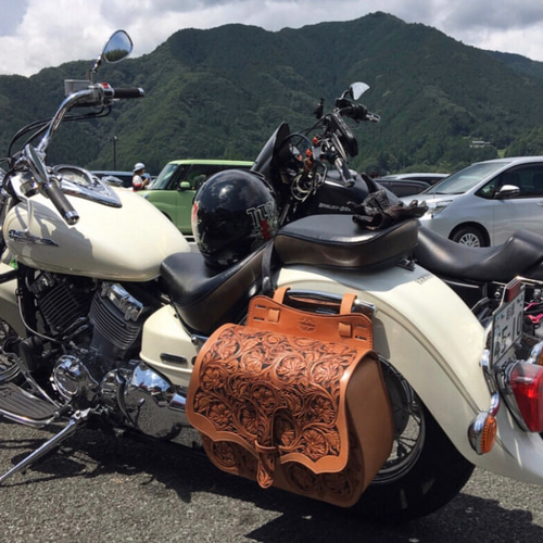 サドルバッグ サイドバッグ (バイク専用、ハーレー 大型クルーザー等