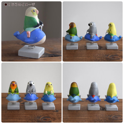 遊具のことりたち　ユニコーン/くじら オーダー専用ページ〈インコのみ〉 4枚目の画像