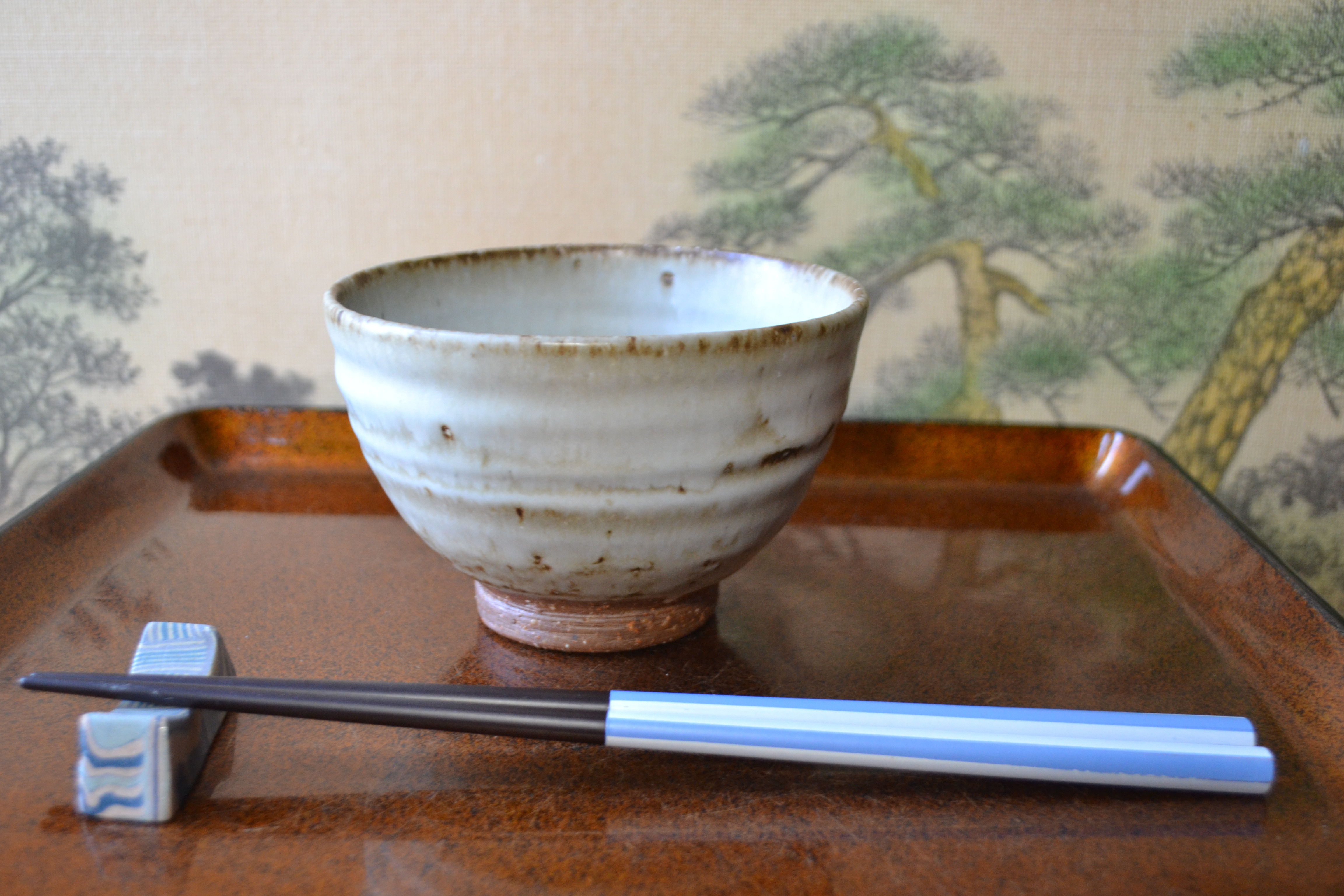 【お値打ち品！】白マット釉　小どんぶり　ご飯茶碗大　★萩焼き 陶器