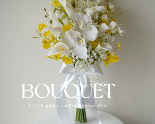 多幸感♡ イエロー ホワイト ┊︎ アーティフィシャルフラワー