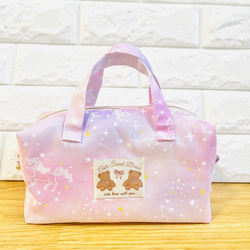 入園入学グッズ　ユニコーン✖️パープル　パステルカラー　5点セット 入園入学グッズ ユニコーン✖️パープル パステルカラー 5点