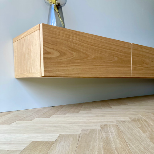 無垢材フローティングテレビボード TVボード (フロートタイプ) - 国産無垢家具は飛騨高山発の家具メーカー