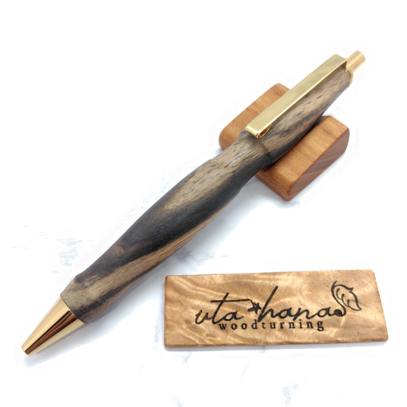 黒柿の木軸ペン 1枚目の画像