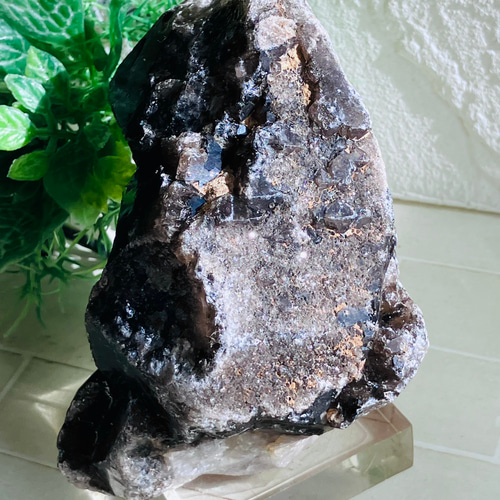 エッチドクォーツ　モリオン　黒水晶　原石　ラフストーン 蝕像水晶 ファントム モリオン 涅槃水晶 エッチドクォーツ 黒水晶 山入り