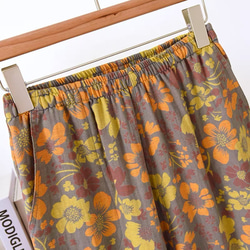 パジャマ レディース ズボン 春夏 パンツ ダブルガーゼ 夏寝巻き 3枚目の画像