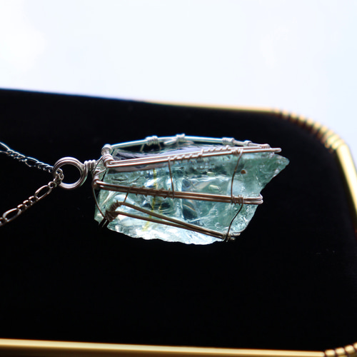 アンダラクリスタル︎︎⟡ワイヤージュエリーネックレス✧エターナル