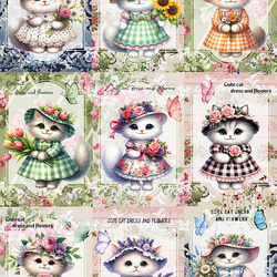 オリジナル 生地 ブロックデザイン ハンドメイド素材 パネル生地