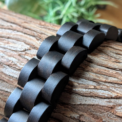 【木製腕時計】EINBAND Reise ピンクマザーオブパール×サンダルウッド 天然貝木製腕時計 32mm 4枚目の画像