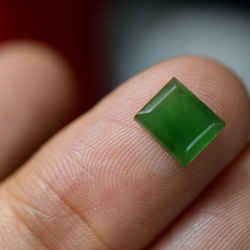 RS11-82 氷種 暗緑 グアテマラ産 天然 A貨 本翡翠 ルース 硬玉 ジェダイト 4枚目の画像