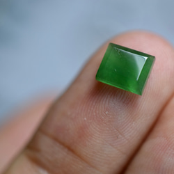 RS11-82 氷種 暗緑 グアテマラ産 天然 A貨 本翡翠 ルース 硬玉 ジェダイト 1枚目の画像