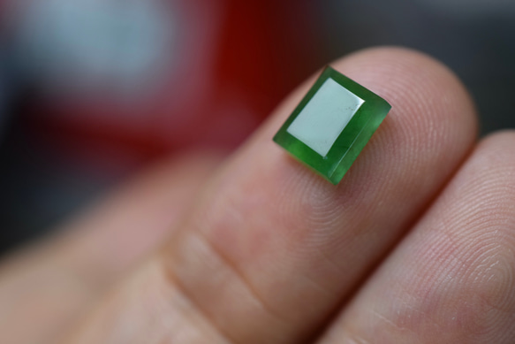 RS11-82 氷種 暗緑 グアテマラ産 天然 A貨 本翡翠 ルース 硬玉 ジェダイト 7枚目の画像