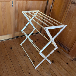 美容室用 アンティーク調 移動式タオルストッカー タオルハンガー