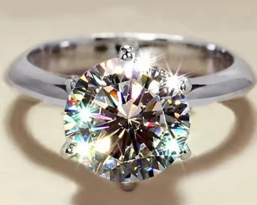 最高級モアッサナイト リングセット ✦最高級 Moissanite モアサナイト 2,0ct ホワイト ダイヤモンドリング