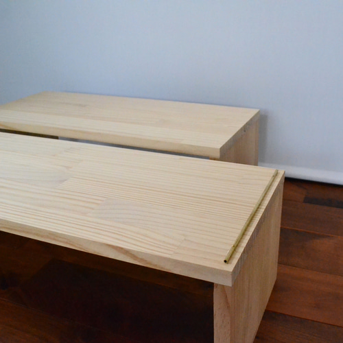 コの字棚 2個セット｜スタッキング棚 収納棚 食器棚