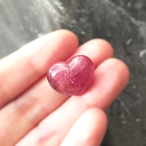ルベライト ピンクトルマリン ハート 天然石 コレクション 28.80