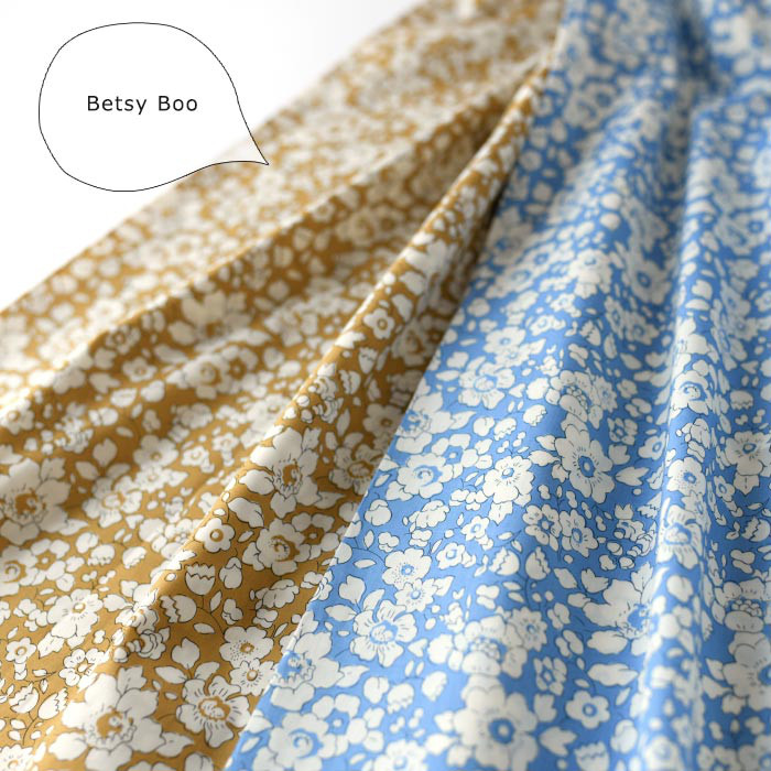 ＜ベッツィ・ブー＞(全2色)リバティタナローン コットンタック ギャザー ロング スカート or キュロットパンツ