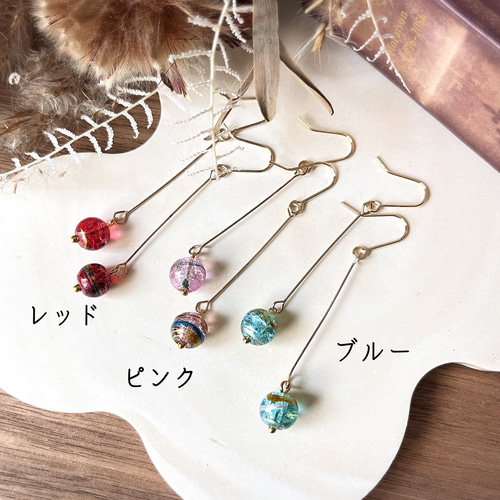 懐かしのヨーヨー♡水風船のピアス/イヤリング ピアス（フック